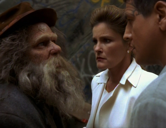 Braxton, Janeway, and Chakotay